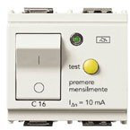 Vimar Serie Idea – Interruttore magnetotermico differenziale .1 Polo + neutro C16 10 mA bianco