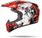 ATO GS Nevada Rot S 55-56cm Motocrosshelm mit ausziehbarer Sonnenblende und der neusten Sicherheitsnorm ECE 2205