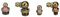 Powerbuilt 648785 8 Stück sortierte Fett-Armaturen 6 & 10 mm