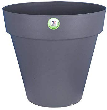 Riviera Pots de fleurs Soleilla Rond Gris 59 x 59 x 54 cm 83 ml 416076