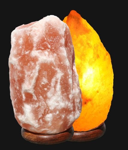 NaturGut Salzleuchte naturell Kristallsalzleuchte Salzlampe 24-29 kg Salzlampe Leuchte aus Himalaya Punjab/Pakistan