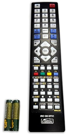 Classic Replacement Remote Control for LG 49UH668V (batteries included)