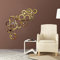Bluelans® Kreise Spiegel Stil Abnehmbarer Aufkleber Vinyl Kunst Wandtattoo Home Decor für Wohnzimmer Schlafzimmer, gold