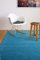 floor factory Gabbeh Teppich Karma türkis blau 80x150 cm - handgefertigt aus 100% Schurwolle