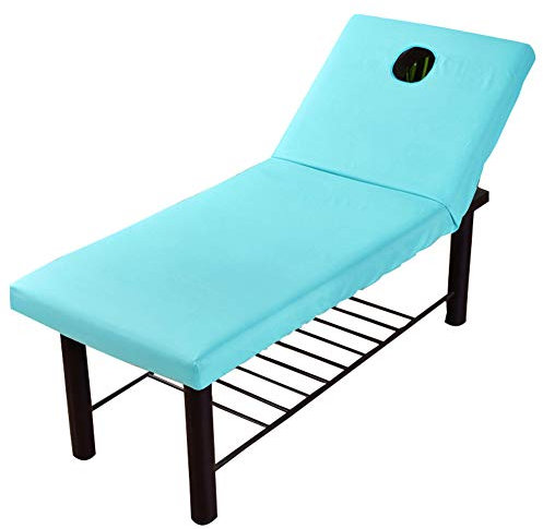 Massage-Bettlaken, weiches Spannbetttuch für Massageliege, nicht null, blau, Free Size