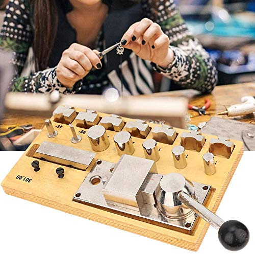 Neufday Ring Bending Tools, Metal Multi-Functional Manual Jewelry Ring Earring Bending Tools Ring Bender Maker Jewelry Making Tools