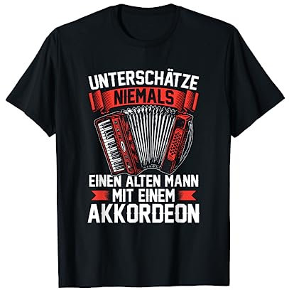 Akkordeon Ziehharmonika Harmonika Musik Akkordeonspieler T-Shirt