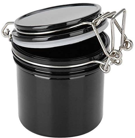 Camidy Eyelash Glue Storage Tank, Lash Glue Storage Container Activated Carbon Sealed Grafting Eyelash Glue Storage Jar for Eyelashes Extension