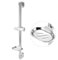 Barra Deslizante de Ducha, Ajustable Barra Deslizante Baño con Soporte Alcachofa Ducha Universal, Acero Inoxidable, 60cm