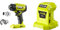 Ryobi R18HG-0 18V ONE+ Cordless Heat Gun (Body Only) & R18USB-0 18V ONE+ Cordless USB Charger (Body Only), Green