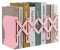 MSDADA Buchstützen Verstellbar Erweiterbar Metall Kinder Buchständer Zeitschriftenordner rutschfeste Bücherhalter Faltbares Bücherregal für Küche Büro Schule Bibliothek(Rosa)