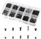 500 Stück Schrauben Set M2 M2.5 M3 Computer Schrauben Brillen Schrauben Reparatur Set Kreuzschrauben Senkschrauben Elektrische Maschinenschrauben für Universal Laptop PC Brillengestell Armbanduhr