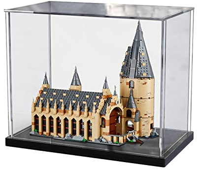 Acryl Vitrine mit Schwarzer Boden, Acrylkasten Display Case Staubdichte Schaukasten für Spielzeug, Modell, Quadratisch Sammlerstücke (20*20*20CM)
