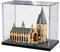 Acryl Vitrine mit Schwarzer Boden, Acrylkasten Display Case Staubdichte Schaukasten für Spielzeug, Modell, Quadratisch Sammlerstücke (20*20*20CM)