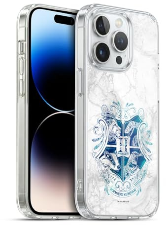 Head Case Designs Offizielle Harry Potter Hogwarts Aguamenti Deathly Hallows IX Gelhülle [Militärischer Schutzgrad] Kompatibel Mit Apple iPhone 14 Pro Und Kompatibel Mit MagSafe