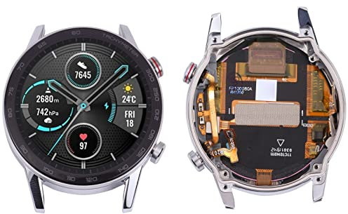 LLBJ TTYJJ Schermo LCD e digitalizzatore Assemblaggio Completo con Cornice per Honor Magic Watch 2 MNS-B19 46mm (Color : Silver)