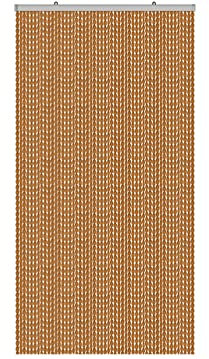 BIANCHERIAWEB Tenda Antimosca Antirumore Caduta Pannello Porta Finestra Casa PON PON 120X230 Rust