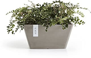 Ecopots Berlin 30 Blumentopf - L 31,2 cm x B 31,2 cm x H 15,7 cm - Innen- und Außenbereich