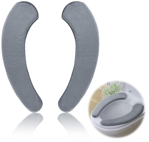 Tadpolez 2Pcs Toilettensitzabdeckung Waschbar,Toilettensitzbezug für Alle Jahreszeiten,Universal WC-Sitzbezug,Toilette Sitzbezug Pad Badezimmer,für Familie Reisen,Schwangere Frauen,Ältere Menschen