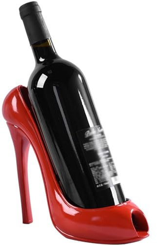 Gsycle Porte-Bouteille De Vin, Support De Bouteille De Vin Noir, Support De Casier à Chaussures, Support De Rangement De Comptoir pour Fête De Mariage, Décoration de la Maison(02)