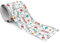 Muralo - Selbstklebende Bordüre - Tapetenbordüre Wandbördure - Dekorative Wandtatto für Wände, Möbel, Decken, Tapeten, Wandverkleidungen, Türen - Bunte Züge - Br.10cm x Hö.300cm