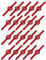 Lot De 20 Lames De Rechange En Plastique Pour Coupe-Bordure, Lame En Plastique Debroussailleuse, Accessoires Pour Coupe Bordure Sans Fil Garniture De Jardin (A,Rouge*20)