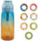 Air Flasche, 600ML Trinkflasche Mit 7 Geschmack Pods BPA-frei Tritan Wasserflasche für Sport Fitness Laufen (E)