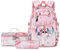 Neusky Schulrucksack Schulranzen Schultasche Sports Rucksack Freizeitrucksack Daypacks Backpack für Mädchen & Kinder Jugendliche mit der Großen Kapazität (Pink-Tarnung)