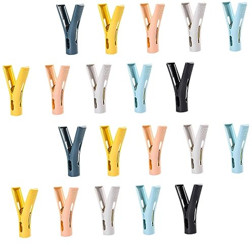 CRILSTYLEO Molletta Multifunzionale in Plastica Clip Antiscivolo Per Bucato Per Bucato Robuste Clip Per Vestiti Antivento Molletta in Plastica Pratica