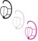 FRCOLOR 3 Pièces stockage de cintre de porte etagere porte manteau support de pince de table support de tête de stand de perruques support de cintre de