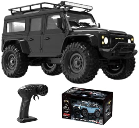 Glugahrif Voiture RC pour - Voiture télécommandée pour acrobaties à l'échelle 1 16 - Maquette Crawler avec Camion LED Jouets de 2,4 g pour Le Plaisir des et des Adultes dans la Maison, Le Parc