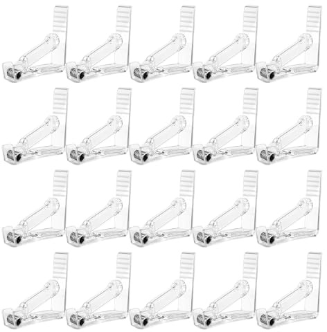 Pince à linge de table, ensemble de 20 pièces pour table d'extérieur - pinces robustes pour camping extérieur intérieur anniversaire Noël famille fête mariage restaurant