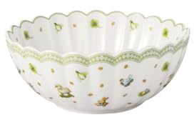 Villeroy & Boch - Easter Delight Müslischale Grün, Schale Ostern, Kleine Oster Schüssel Keramik, Bowl, Snackschale, Oster Geschirr, Premium Porzellan