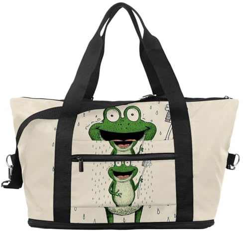 Reisetasche mit Katzenmotiv, erweiterbar, Wochenendtasche, Übernachtungstasche, wasserdicht, Sport, Fitnessstudio, Krankenhaustasche, Mehrfarbig 12, Eine Größe, Reisetasche