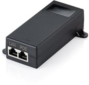 DIGITUS Gigabit PoE++ Injektor – 60W Ausgangsleistung – 1 Gbit/s | 802.3bt PoE++ Standard – 100m Reichweite – Schwarz