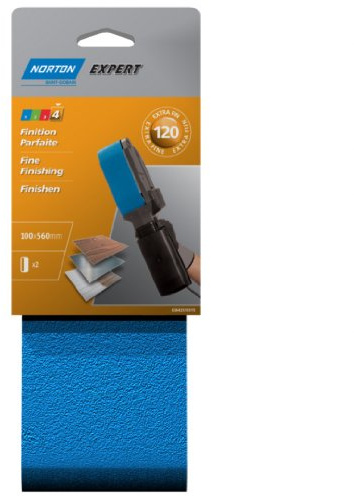 Norton Lot de 2 Bandes expert 100 x 560 Grain 120