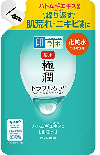 Hadalabo JAPAN Skin Institute medicinal Gokujun skin conditioner refill 170mL (quasi-drugs) by Hada Labo