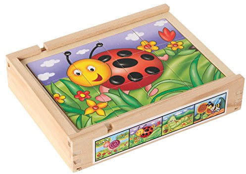 Bartl lustiges Magnetpuzzle Set mit Kleintieren, wie Bienen, Marienkäfer und Raupen. In Einer stabilen Holzbox mit magnetischen Deckel, ab 3 Jahren perfekt als erstes Puzzle
