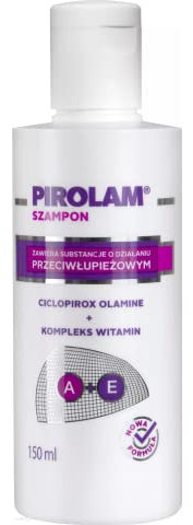 Pirolam Shampoo Anti Schuppen mit Ciclopirox Olamine, Vitamin A + E 150ml