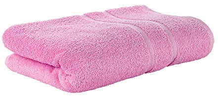 Premium Frottee Badetuch 100x150 cm in rosa von StickandShine in 500g/m² aus 100% Baumwolle
