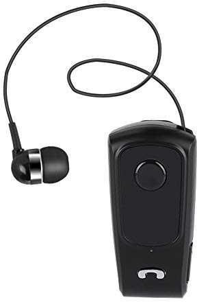 Elprico Bluetooth-Headset, Sport Bluetooth 4.1 Headset Ohrhörer Einziehbarer Freisprech-Kopfhörer für Fahrer, Trucker, Fahrrad, Sport