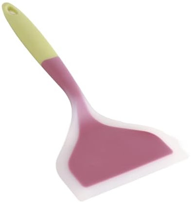 Agatige Spatules en Silicone - Spatules denses pour omelette et crêpes - Pour ustensiles de cuisine antiadhésifs - Ustensiles de cuisine utilisés pour la cuisson et le mélange - Spatule à œufs