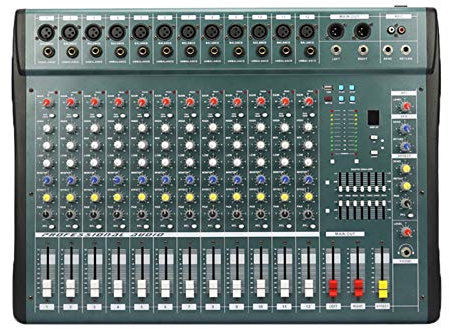 Mesas de mezcla de estudio, alta calidad 6/8/12/16 canales Audio Música Mezclador USB Consola mezcladora Pro Procesador de efectos digitales Console de mistura de mixagem,12way