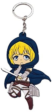 Attack on Titan - AOT - Schlüsselanhänger aus PVC, doppelseitig, Armin Arlert – 8 cm