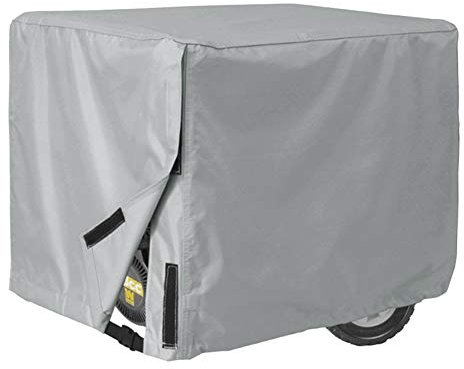 Cubierta del generador, protección de la cubierta del generador del patio del jardín al aire libre apta para la mayoría de los generadores 3000-5000 Watt, generador Accesorios a Prueba de Agua(Gris)