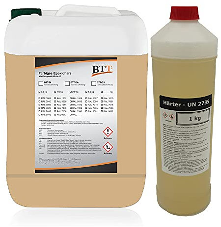 BTT-EVM Elektrovergussmasse RAL 1001 Beige (625g) auf 2K Epoxidharz Basis, IP68 bis 1000 Volt