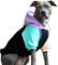 Spark Paws Hunde-Kapuzenpullover, Premium-Qualität, samtweich, überlegener Komfort und Passform, beruhigendes Fleece-Innenfutter, geeignet für alle Rassen, mehrfarbig Cyber Punk, Größe 3XL