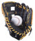 HEYCCO Baseball Handschuhe,Baseball Glove Leder Baseballhandschuh Ball Baseball Set Mitten Baseball Mitt (Color : 12.5 Inch Adults)