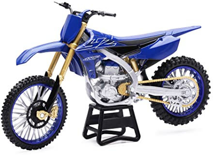 NewRay Toys Motorcycle 1:12 Scale Yamaha YZ450F Dirt Bike, 58313, Multicolor