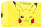 Pokemon Kulturtasche Damen, Pikachu Kulturbeutel Damen und Teenager Kosmetiktasche Gelb - Geschenke für Pokemon Fans